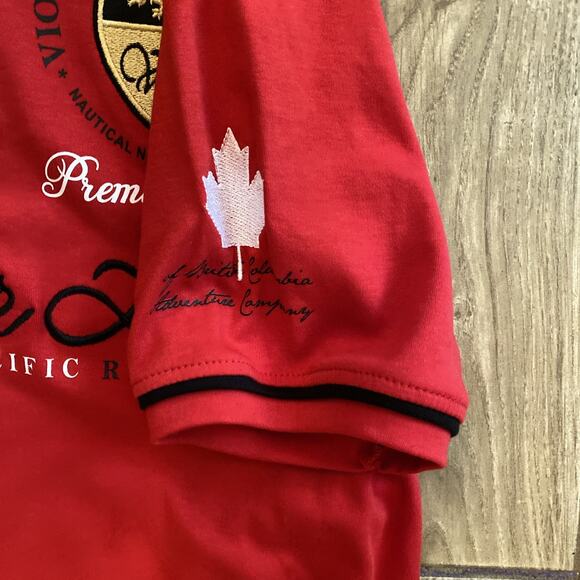 VIOLENTO Planner Premium Club Whistler Lake Canadian Pacific Ranges Shirt XL - Picture 5 of 8